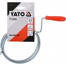YATO Sarpe pentru desfundat tevi 1.5m/ 5x1.15 mm..